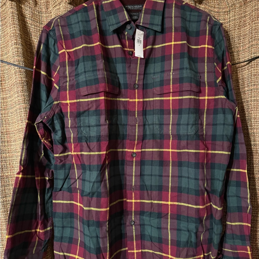 Banana Republic Multicolor Plaid Shirt